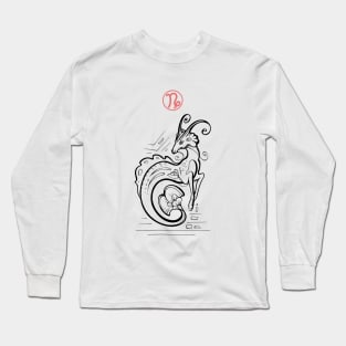 Capricorn Zodiac Sign Long Sleeve T-Shirt